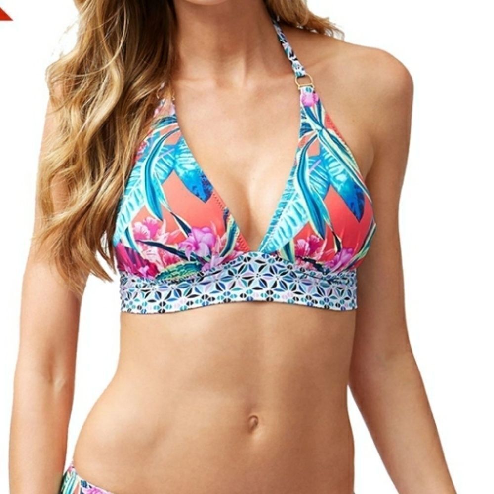 Tommy Bahama Orchid Groves Reversible Halter Top